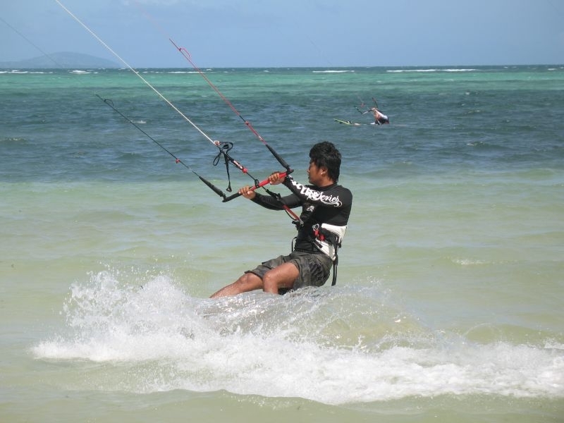 Kiteboarding in Boracay, Panay